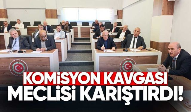 İl Genel Meclisi’nde Komisyon Krizi!