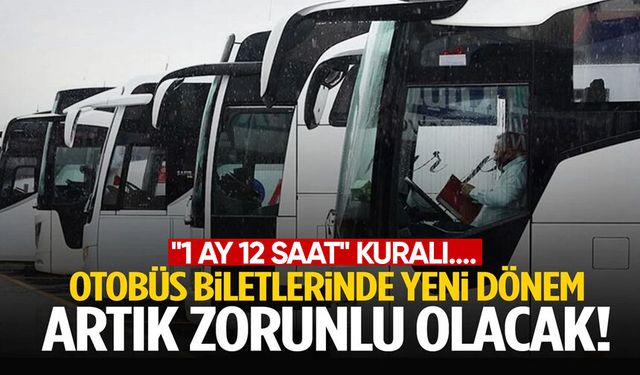 Otobüs bileti fiyatları için yeni zorunluluk! Bakan Uraloğlu "1 ay 12 saat" kuralını duyurdu