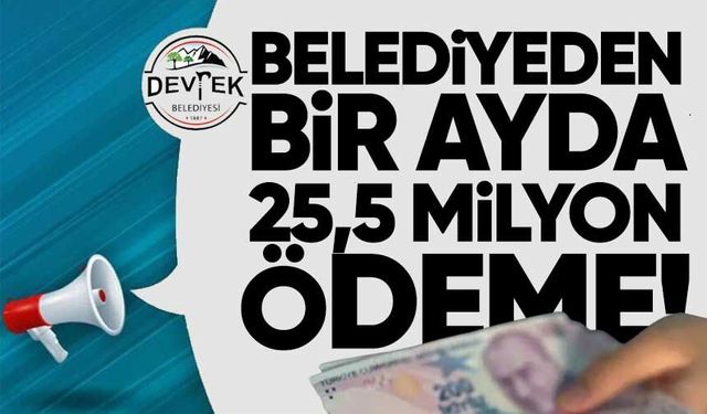 Devrek Belediyesi 25,5 Milyonluk Harcama Raporunu Açıkladı