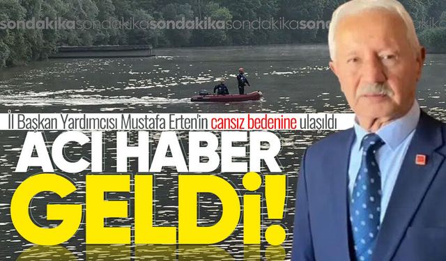 Filyos Çayı'na düşen Mustafa Erten'in cansız bedenine ulaşıldı