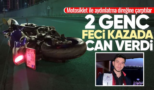 Motosiklet kazasında 2 genç feci şekilde can verdi