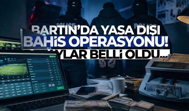 Bartın'da yasa dışı bahis operasyonu: 8 şüpheli gözaltına alındı