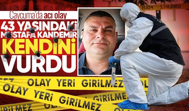 Çaycuma'da acı olay: 43 yaşındaki Mustafa Kandemir yaşamına son verdi!