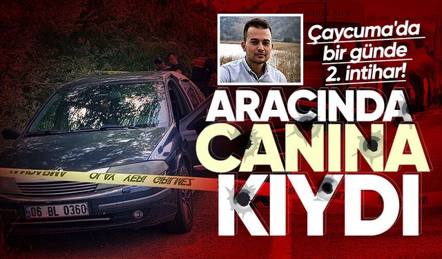Çaycuma'da bir günde 2 intih*r! Aracında canına kıydı...