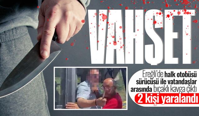 Ereğli'de bıçaklı kavga: 2 kişi yaralandı