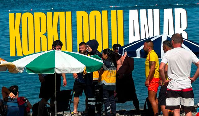 Filyos sahilinde korku dolu anlar! Fenalaşan genci cankurtaranlar hayata bağladı