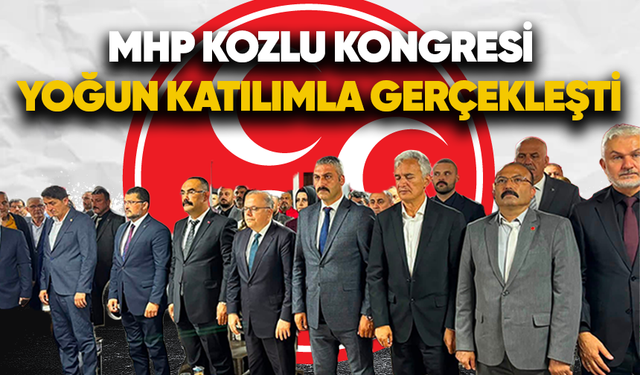 MHP Kozlu Kongresi yoğun katılımla gerçekleşti