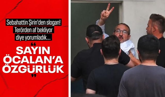 UltrAslan tribün lideri Sebahattin Şirin ‘Öcalan'a özgürlük’ sloganı attı