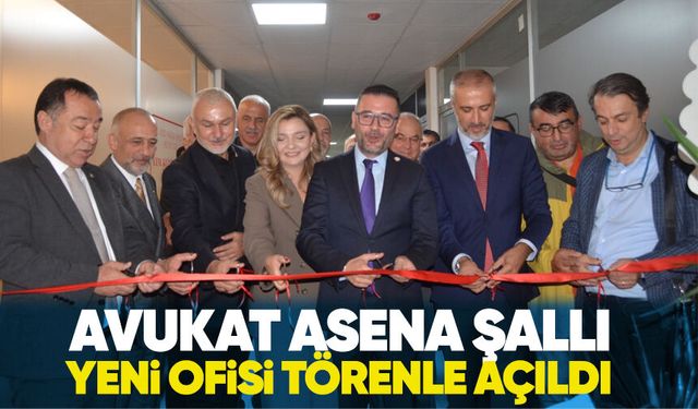 Avukat Asena Şallı yeni ofisinde hizmete başladı