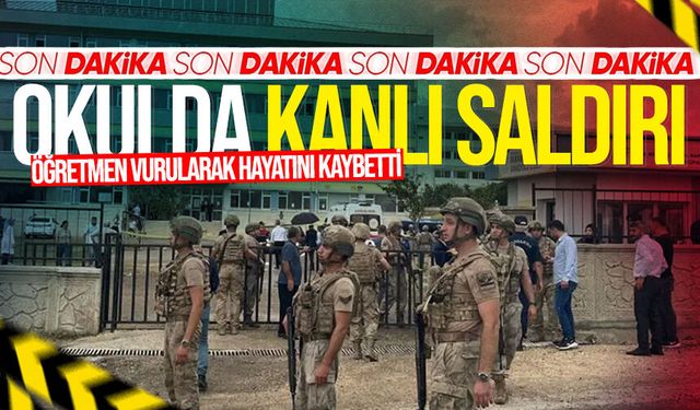 Okul bahçesinde silahlı saldırı: Öğretmen yaşamını yitirdi