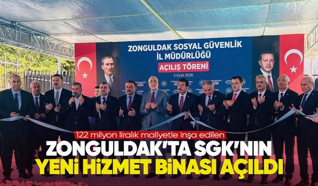 Zonguldak’ta SGK'nın yeni hizmet binası açıldı