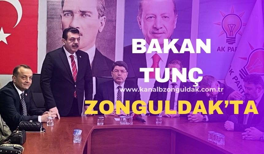 Adalet Bakanı Yılmaz  Tunç  Zonguldak'ta