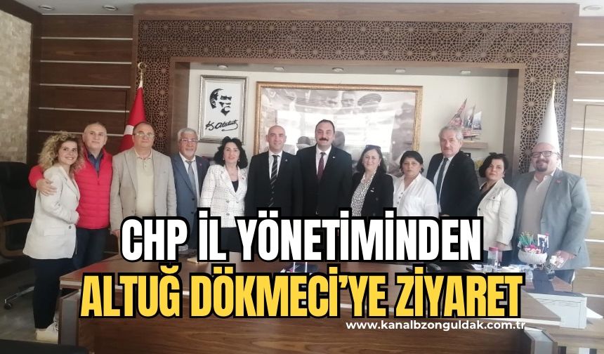 CHP il yönetiminden Kozlu Belediye Başkanı Dökmeci’ye ziyaret