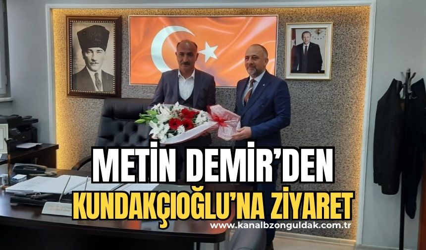 ZTSO Başkanı Demir Vural Kundakçıoğlu’nu ziyaret etti