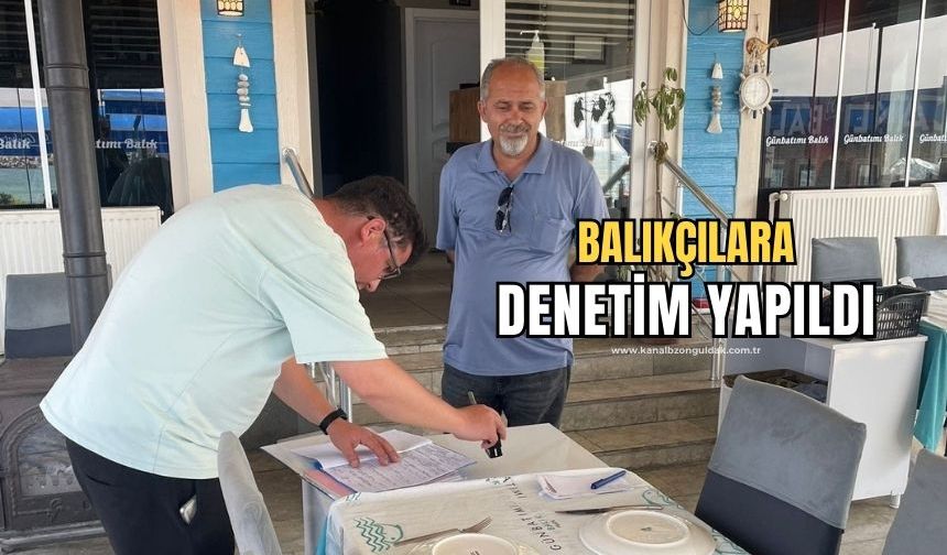 Zonguldak'ta balıkçılık denetimleri yapıldı