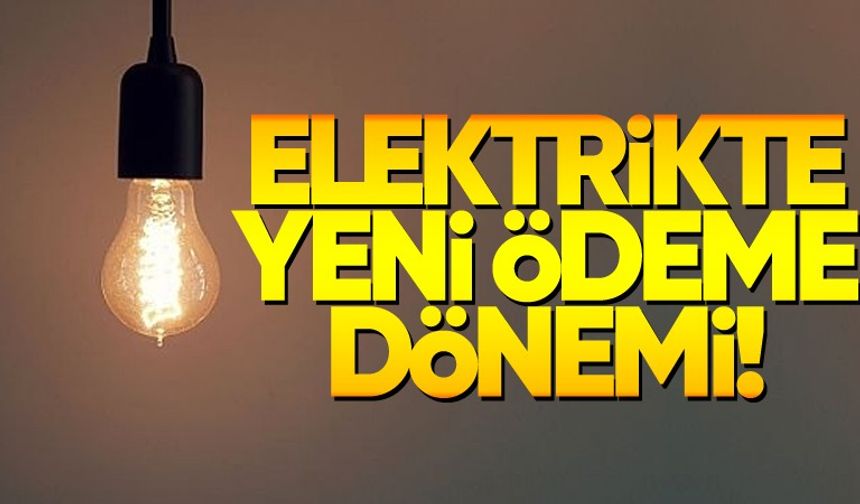 Resmi Gazete'de yayımlandı! Elektrikte yeni ödeme dönemi