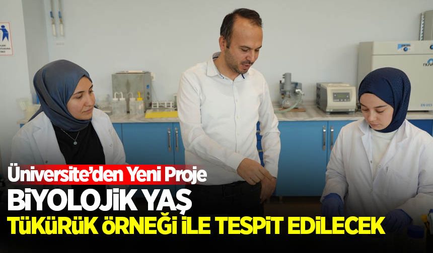 Biyolojik yaş tükürük örnekleriyle tespit edilecek