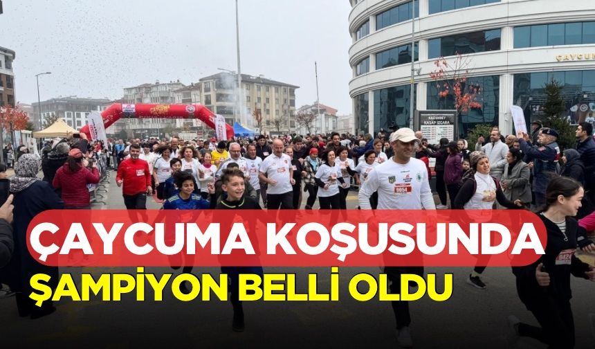 Çaycuma koşusunda şampiyon Etiyopyalı RegAsa oldu