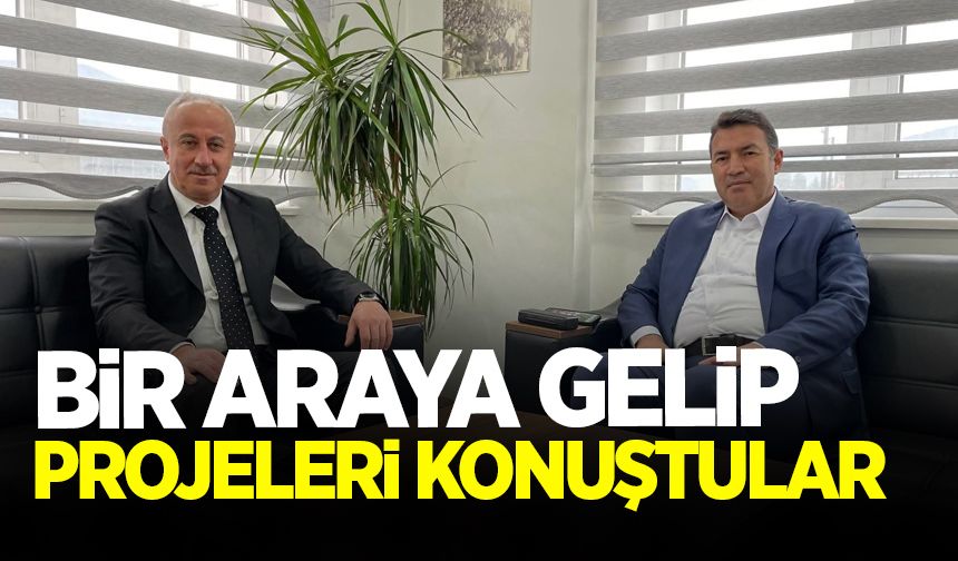 Başkan Ulupınar ve Necdet Karaveli bir araya geldi