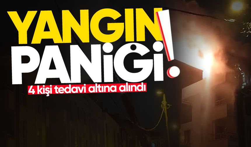 Devrek'te yangın paniği: 4 kişi tedavi altına alındı!