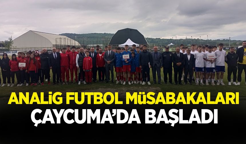ANALİG futbol müsabakaları Çaycuma'da başladı