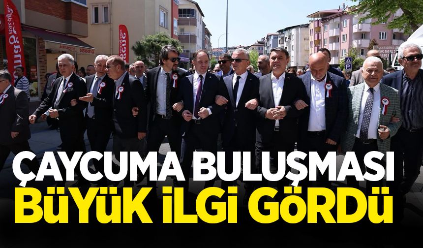 'Çaycuma Buluşması' büyük ilgi gördü