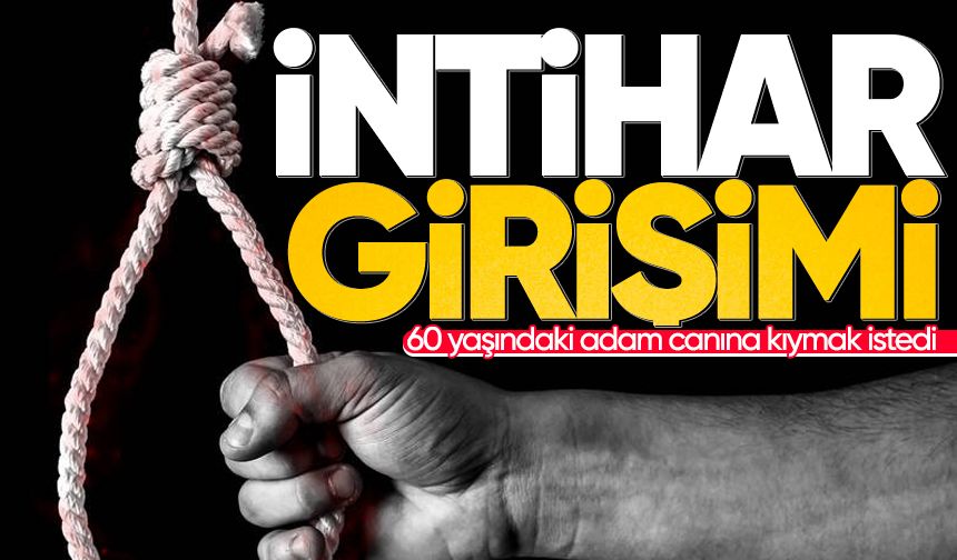 Zonguldak'ta intihar girişimi: Ailesi tarafından son anda kurtarıldı!