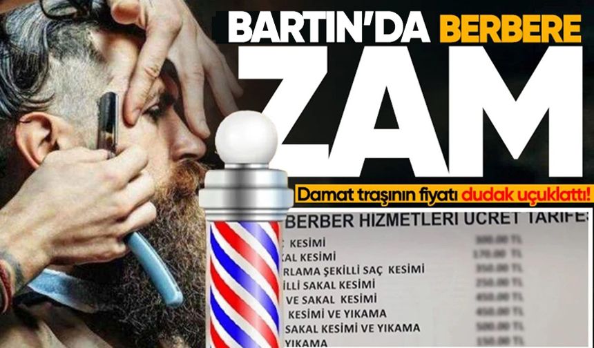 Trraş ücretlerine büyük zam: İşte yeni tarife!