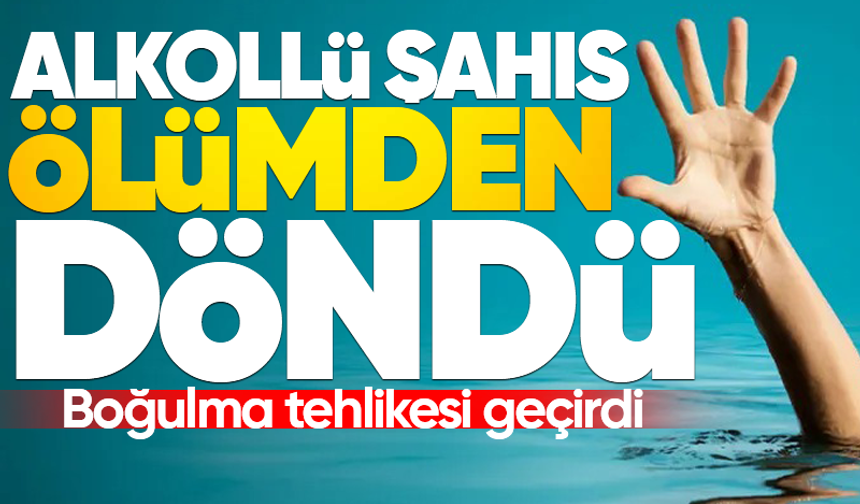 Boğulma vakası ekipleri harekete geçirdi!