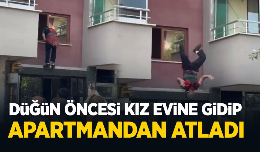 Damadın getirdiği köçek apartmandan atladı