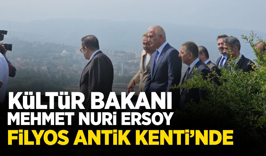 Kültür Bakanı Ersoy, Filyos Antik Kenti’nde İncelemelerde Bulundu