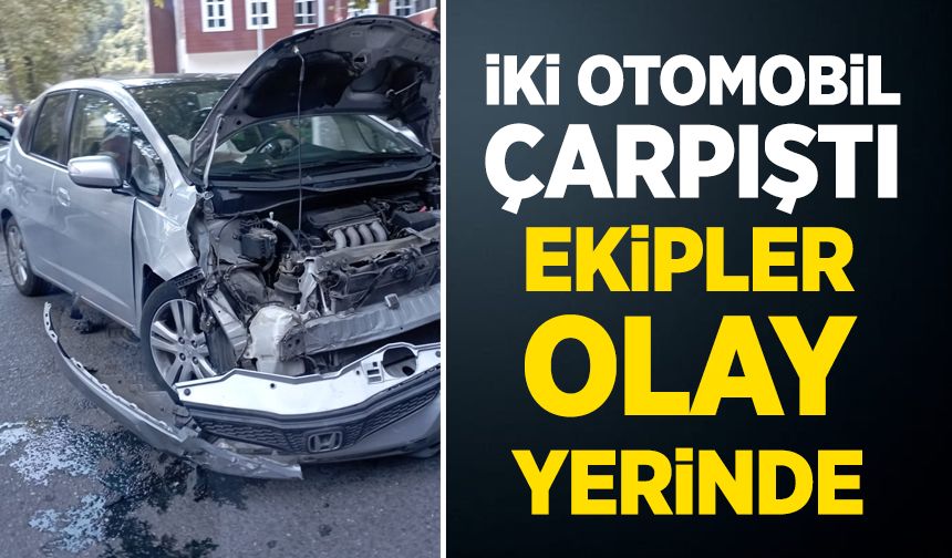 Zonguldak'ta kaza! Kafa kafaya çarpıştılar