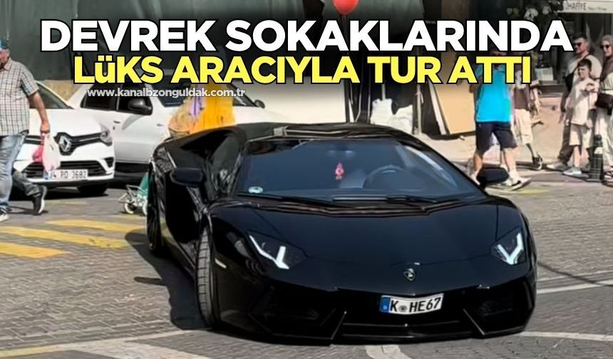 Devrek'te Ultra Lüks Araç Görenleri Şaşkına Çevirdi