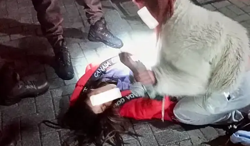 Gece yarısında hareketli dakikalar: Bileklerini kesti!