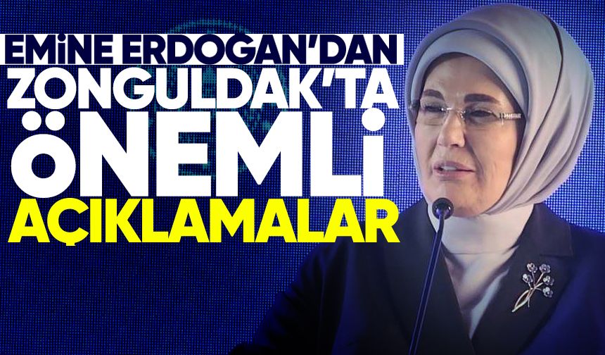 Emine Erdoğan Zonguldak'ta konuştu: "Engellilik kavramını insanları bölen bir etiket olarak görmüyoruz"