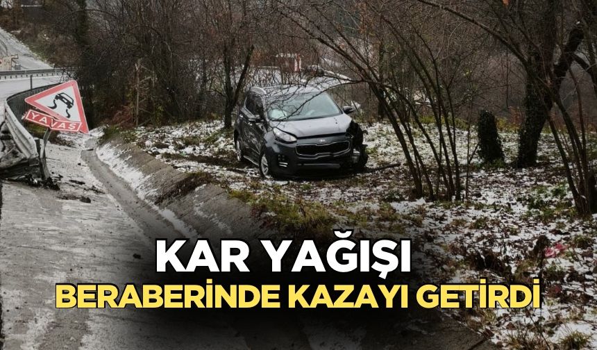 Ereğli yolunda kaza: 2 kişi yaralandı