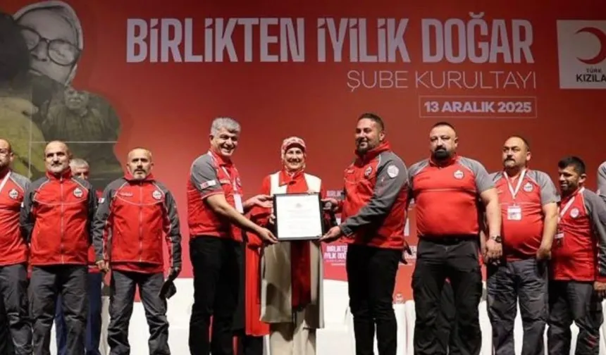 Zonguldak Kızılay'dan kurultaya damga vuran katılım