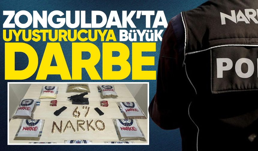Zonguldak merkezli narkotik operasyonlarında 8 kişi yakalandı