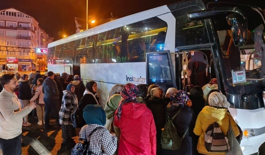 Devrek’ten Şeb-i Arus Yolculuğu: Vatandaşlar Konya’ya Uğurlandı