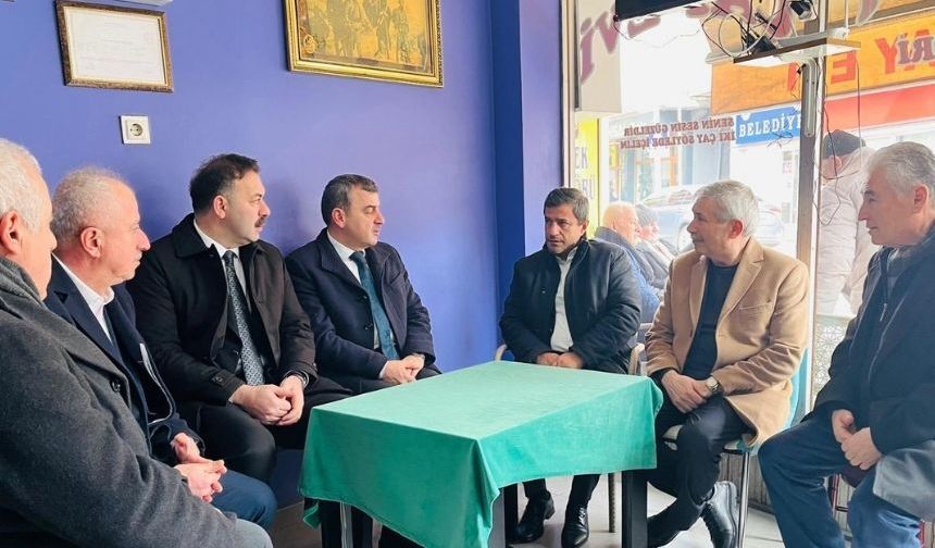 AK Parti Gökçebey'de esnafla bir araya geldi