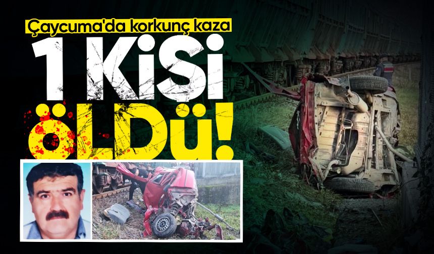 Çaycuma'da korkunç kaza: 1 kişi hayatını kaybetti!