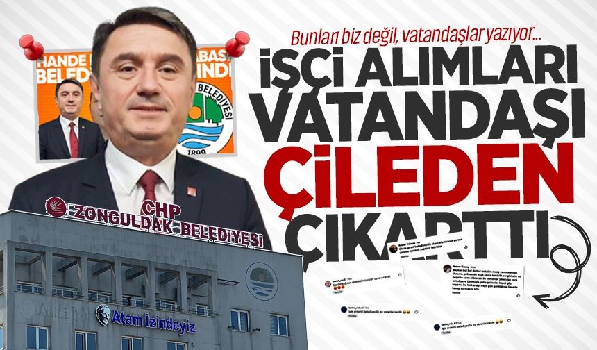 Bu defa biz değil vatandaş yazdı: Başkan Erdem’e işçi alımı tepkisi!
