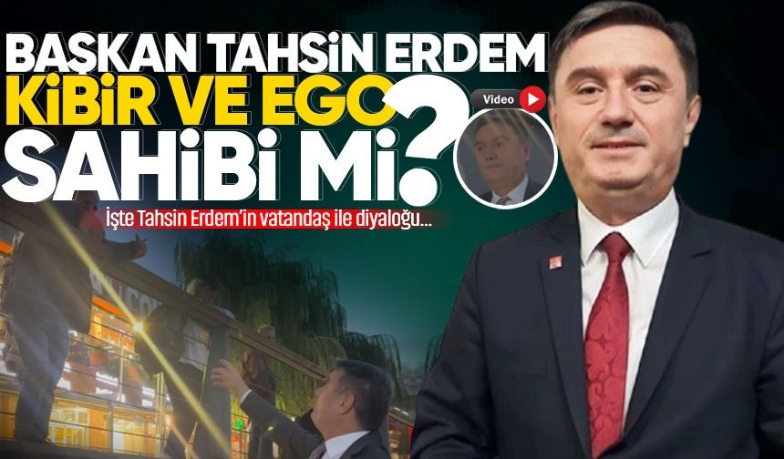 Zonguldak Belediye Başkanı Tahsin Erdem’in vatandaşla olan diyaloğu kamuoyunu ikiye böldü!