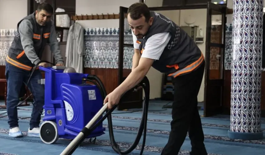 Zonguldak'ta camilerde temizlik seferberliği, Ramazan huzuru hijyenle buluşuyor