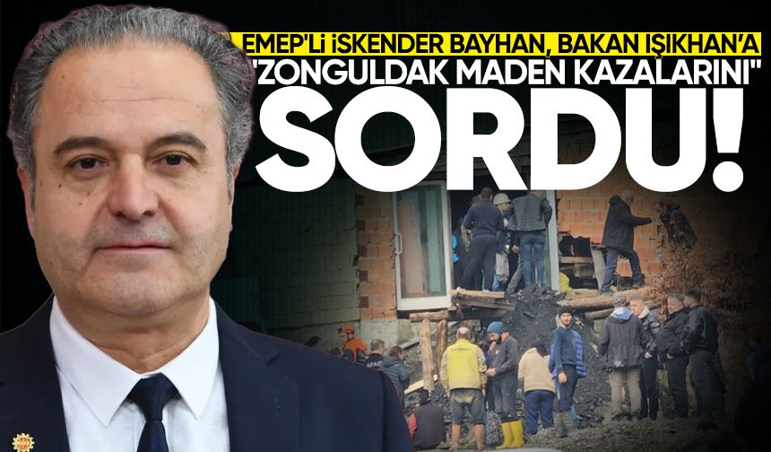 EMEP Milletvekili Bayhan, madenlerdeki iş cinayetlerini Bakan Işıkhan'a sordu