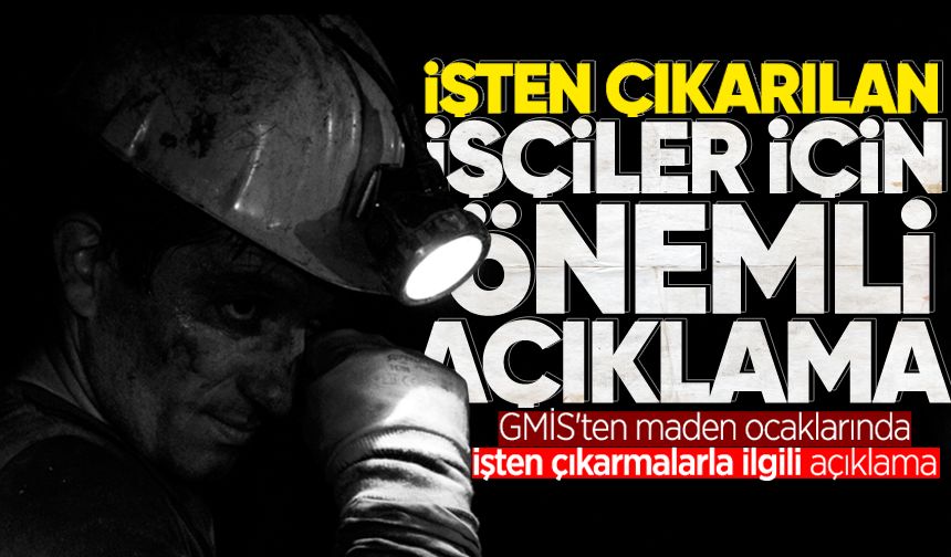 GMİS'ten işten çıkarılan işçiler hakkında önemli açıklama: "Kapatma, küçültme ya da özelleştirme yok"