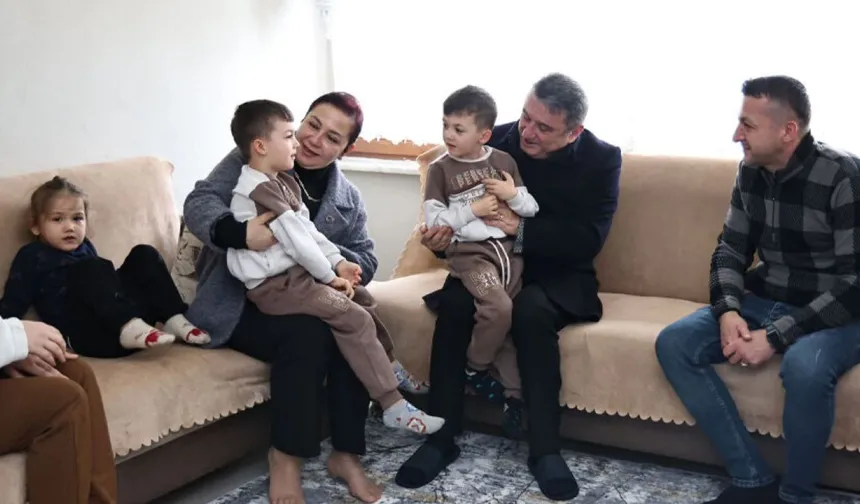 Tahsin Erdem’den “Süt Bebesi Projesi” kapsamında aile ziyareti