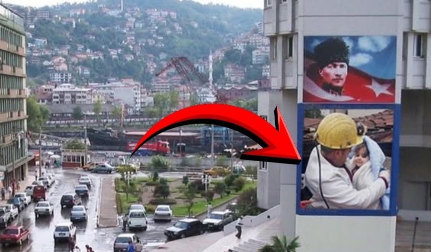 Valilik binasına madencilerin deprem mücadelesini anlatan fotoğraf koyulsun