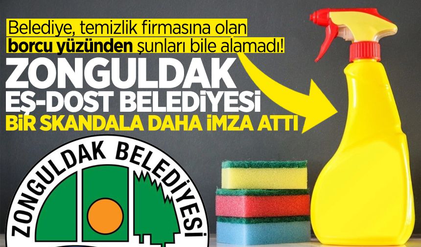 Zonguldak Eş-Dost Belediyesi 30 bin lira borç yüzünden malzeme alamadı!