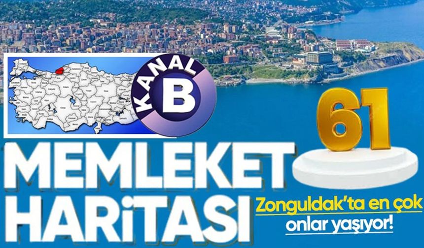 Zonguldak'ın memleket haritası! En çok onlar yaşıyor...